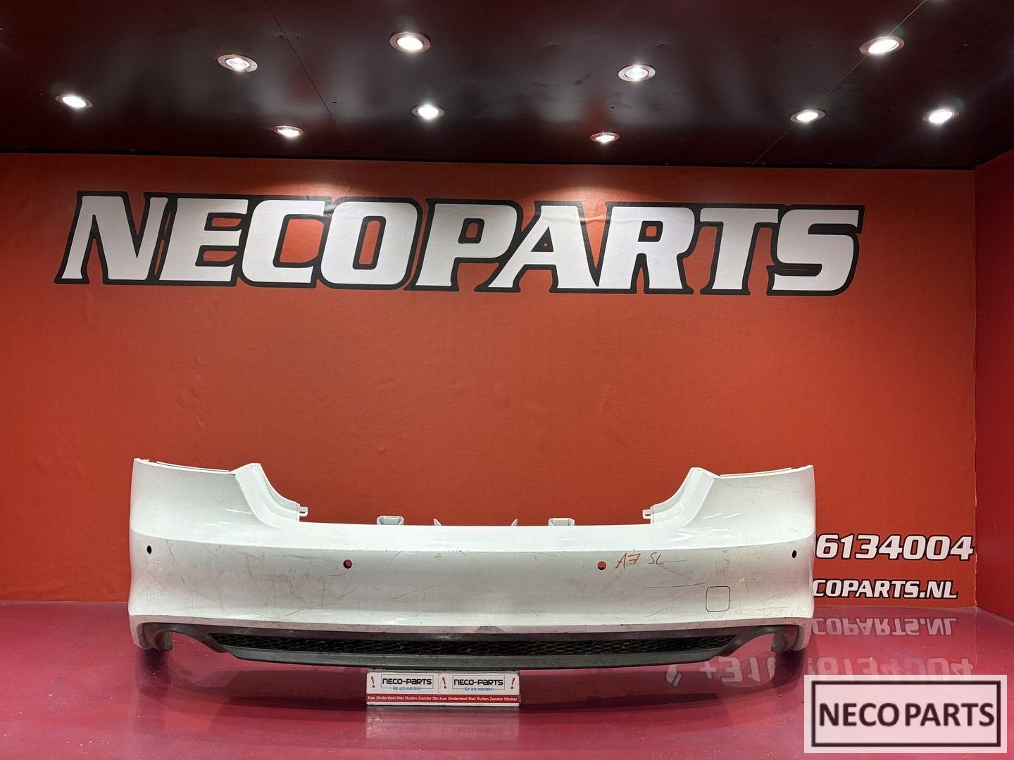 AUDI A7 C7 S-LINE ACHTERBUMPER ORIGINEEL PDC 4G8807511AE, Gebruikt, -, -, Achter