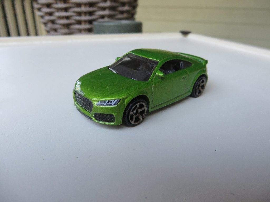 Matchbox Audi TT RS GROEN, Ophalen of Verzenden, Zo goed als nieuw, Auto
