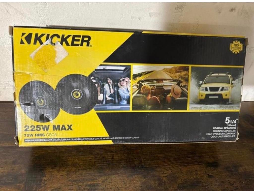 kicker 225w max 75w rms csc5, Ophalen of Verzenden, Nieuw