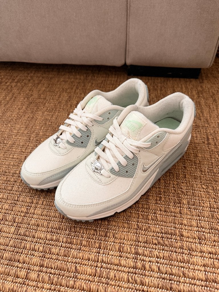 Nike Air Max 90 SE sneakers (dames) maat 40 wit groen, Wit, Nike, Ophalen of Verzenden, Sneakers of Gympen