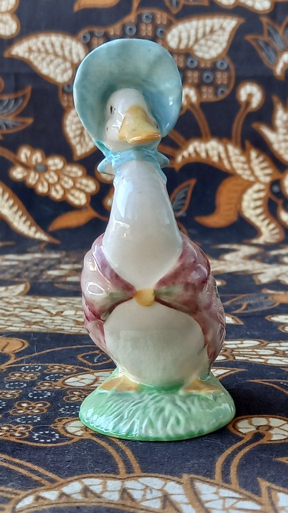 Jemima Puddleduck mooi Engels beeldje van Royal Albert 11 cm