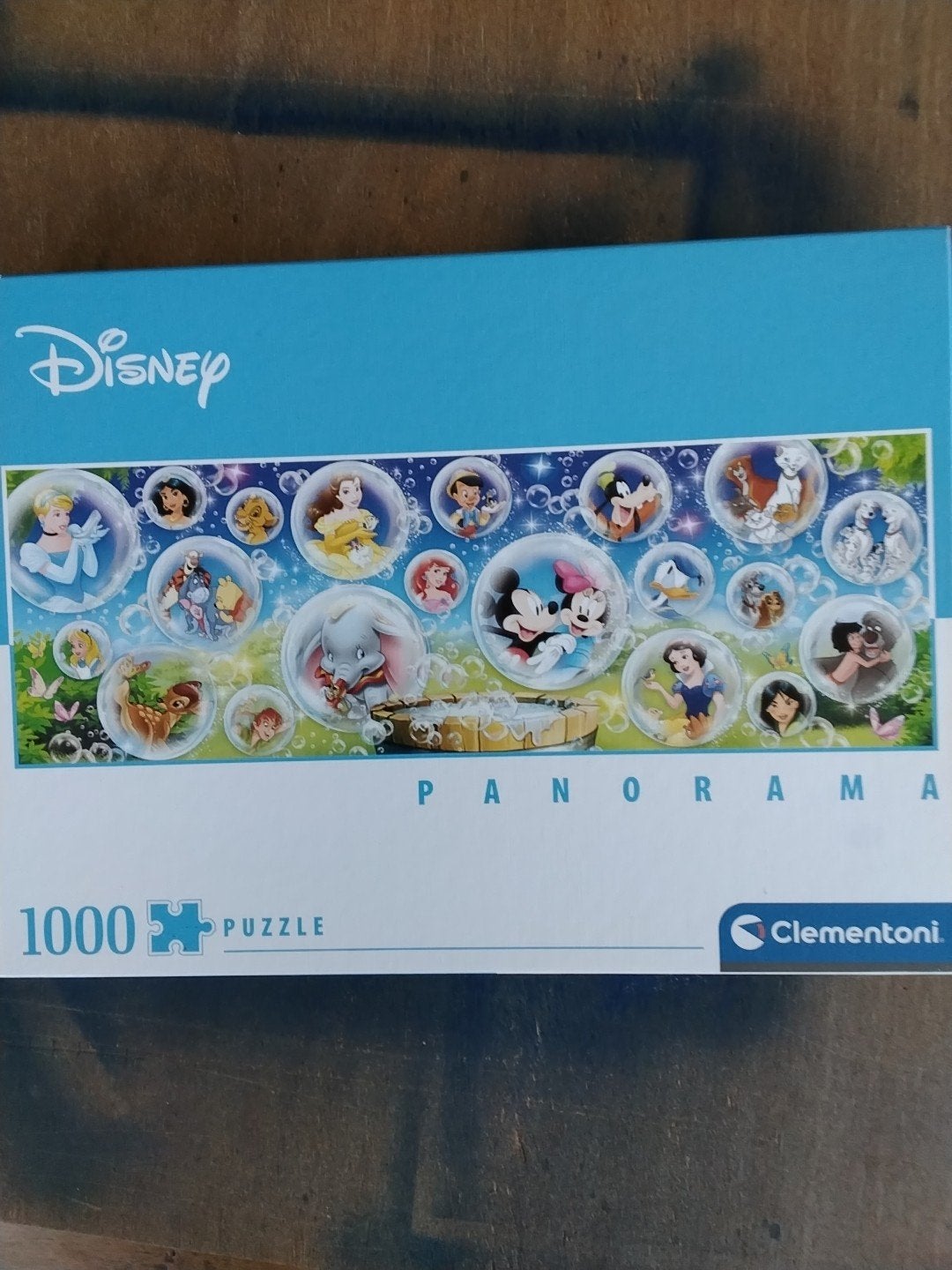 Disney Panorama Legpuzzel 1000 stukjes Clementoni, Hobby en Vrije tijd, Denksport en Puzzels, Ophalen of Verzenden, 500 t/m 1500 stukjes