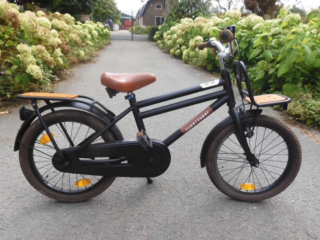 Hele stoere 18 " supersuper Cooper transportfietsje, Terugtraprem, 16 tot 20 inch, Niet ingevuld, Zo goed als nieuw