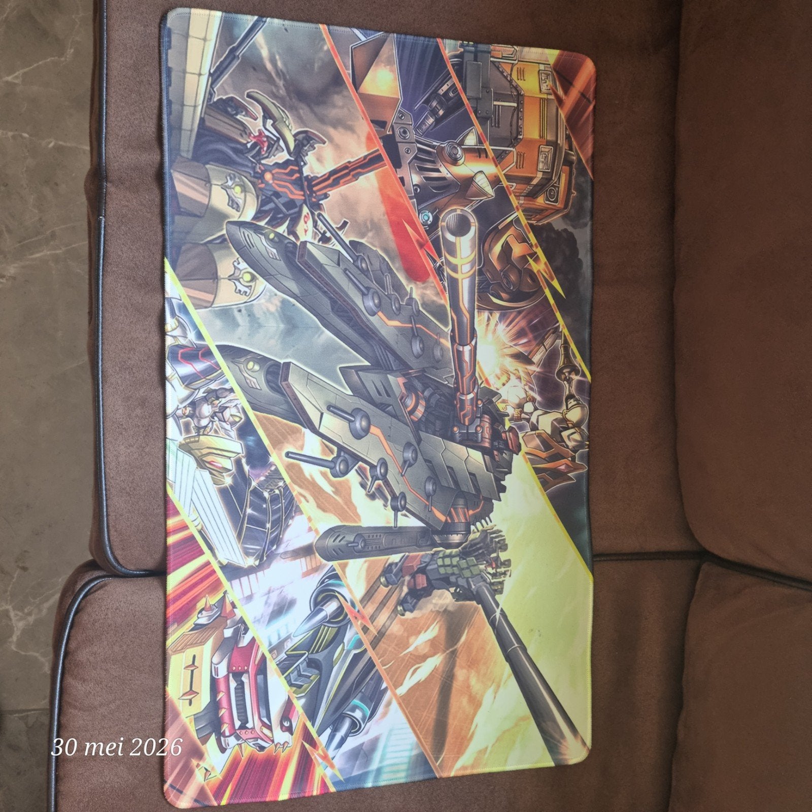 Yu-Gi-Oh! Treinen Playmat - Uniek Design, Hobby en Vrije tijd, Verzamelkaartspellen | Yu-gi-Oh!, Ophalen of Verzenden