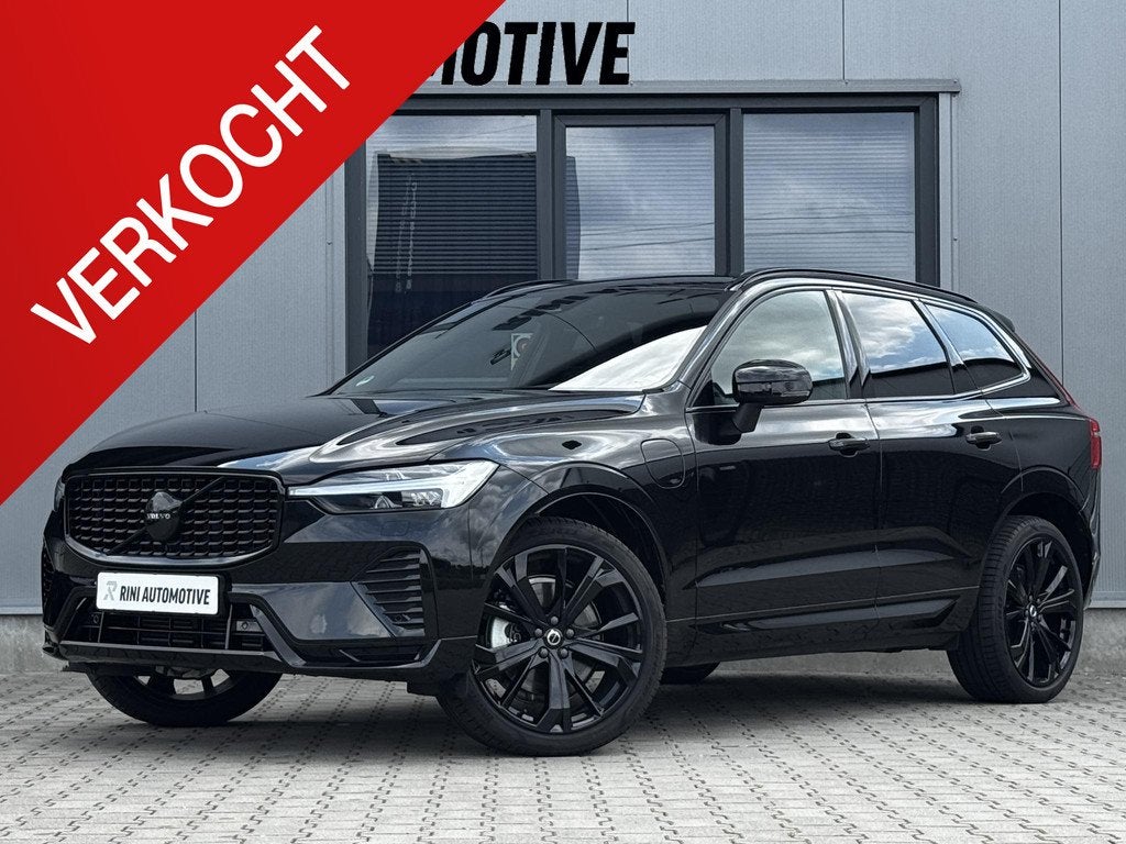 Volvo XC60 2.0 T6 Plug-in hybrid AWD Plus Black Edition 350, Auto's, Volvo, Automaat, Gebruikt, 4 cilinders, Zwart