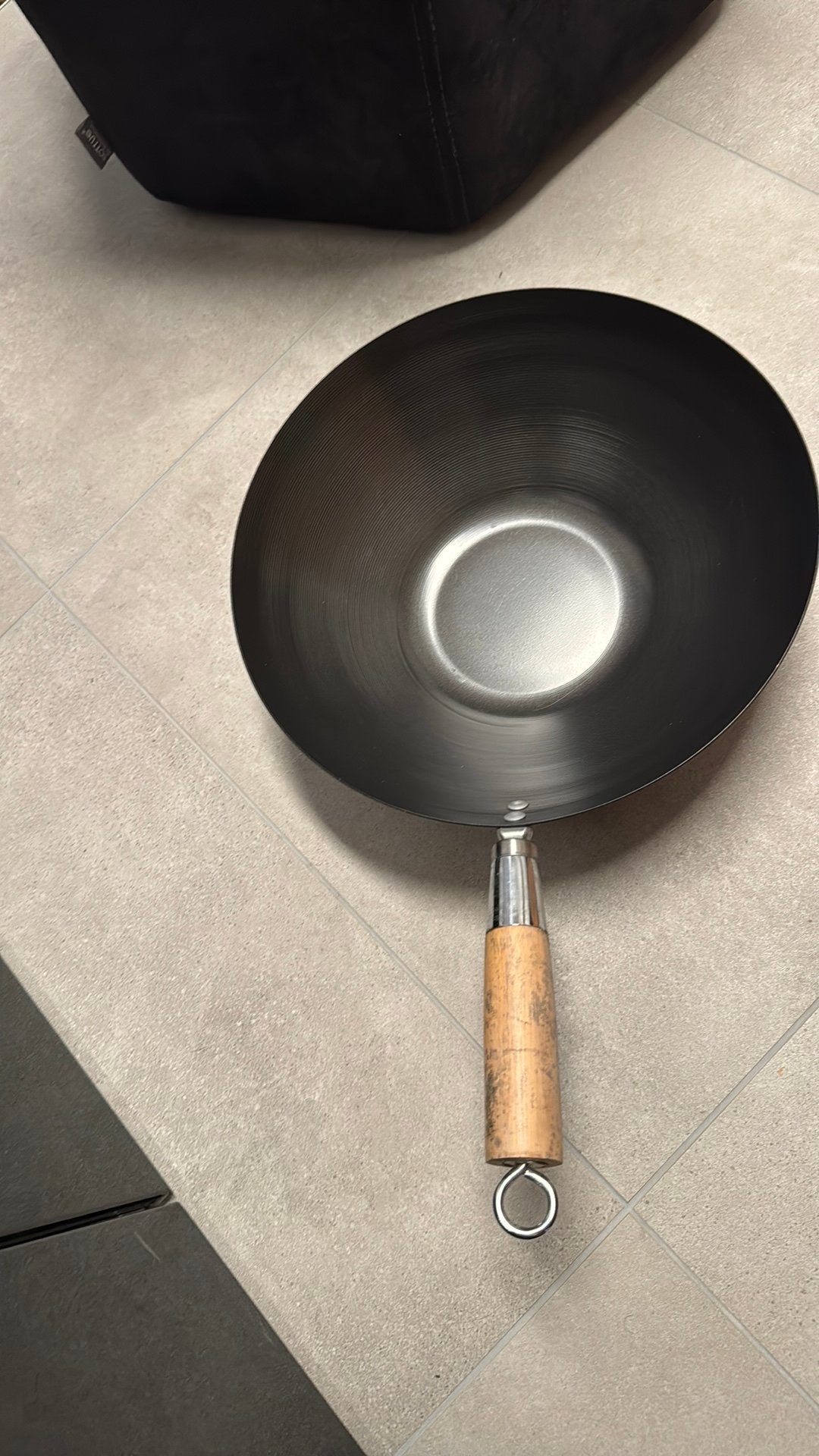 Grote wok, zekden gebruikt, Ophalen of Verzenden, Zo goed als nieuw, Wok