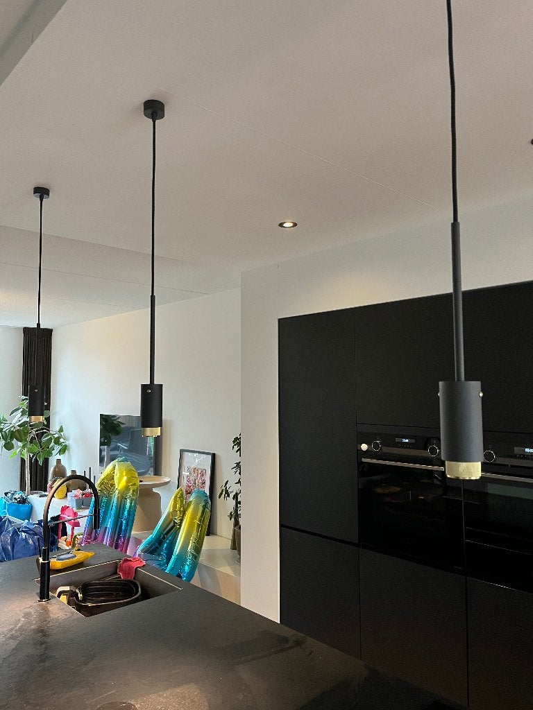 Buster+punch exhaust pendant 3x, Ophalen of Verzenden, Zo goed als nieuw, Metaal, GU10