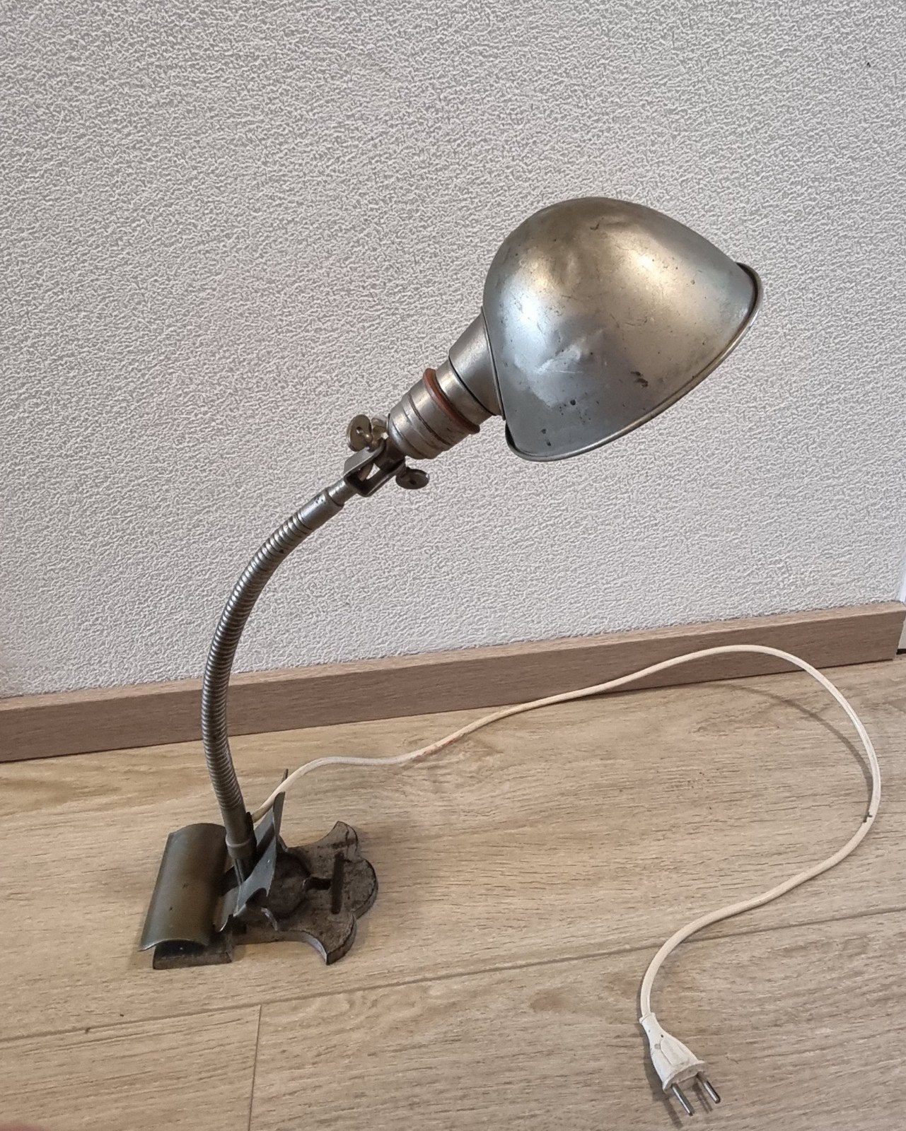 HALA vintage Industriële Klemlamp - Nederlands Octrooi, Ophalen of Verzenden