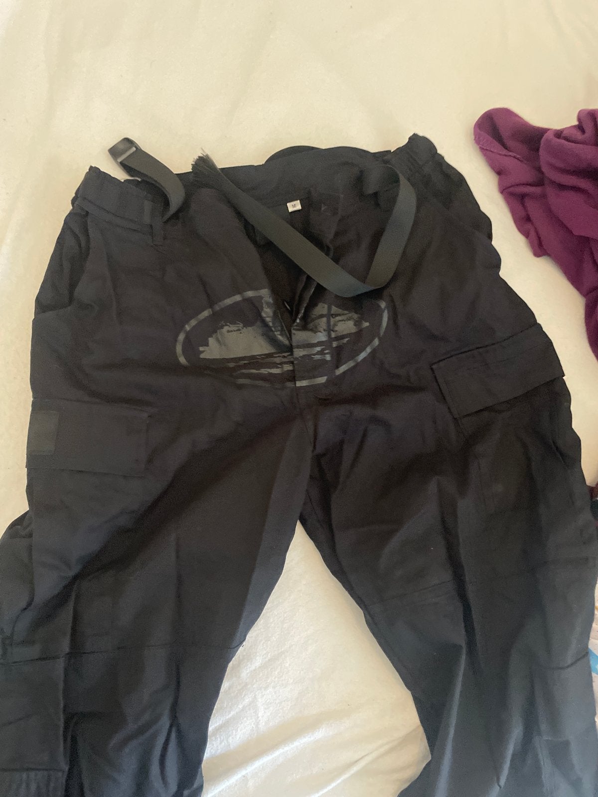 Zwarte Cargo Broek Corteiz, Kleding | Heren, Ophalen, Zo goed als nieuw, Overige maten, Zwart