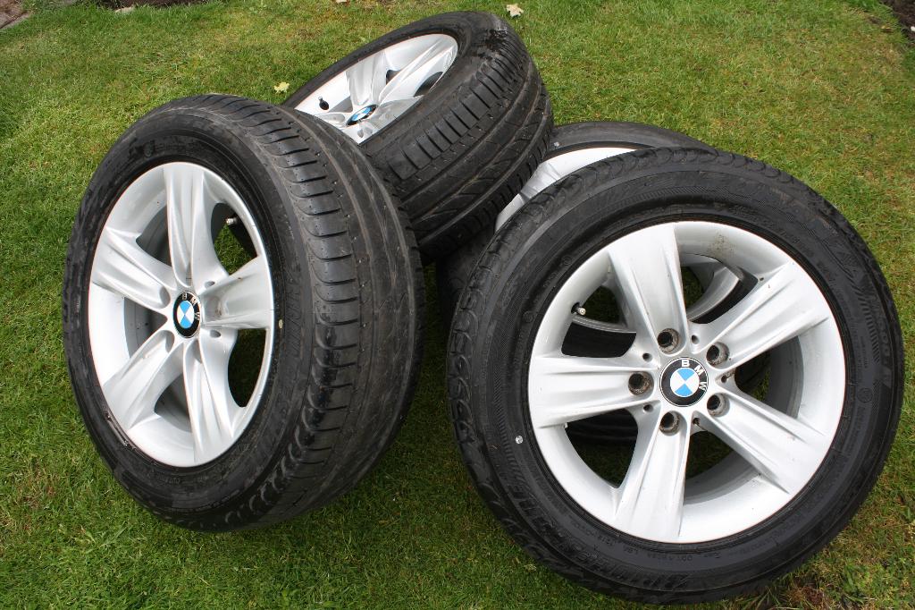 Set 16inch 5-spaaks lm BMW wielen., Auto-onderdelen, Banden en Velgen, Ophalen, 16 inch, Banden en Velgen, Zomerbanden