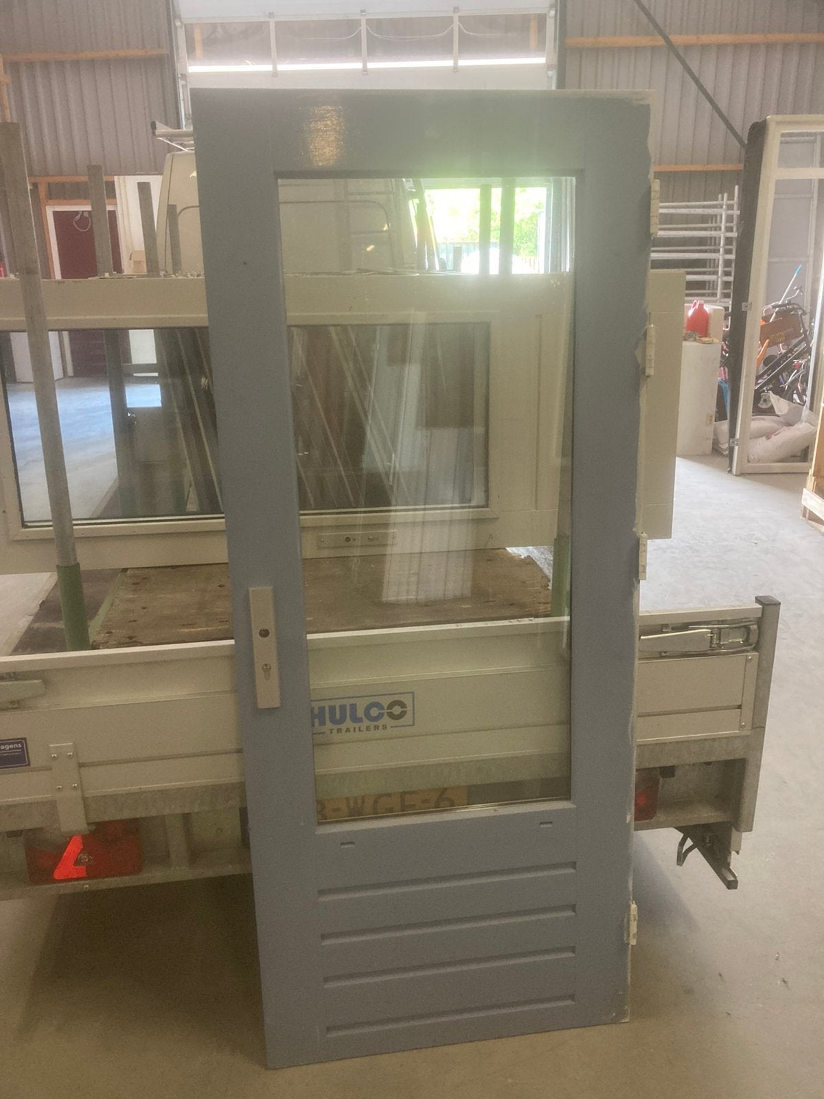 Hardhouten tinga buitendeuren 83*2115, Ophalen, 1 tot 2 meter, Minder dan 3 meter, Zo goed als nieuw