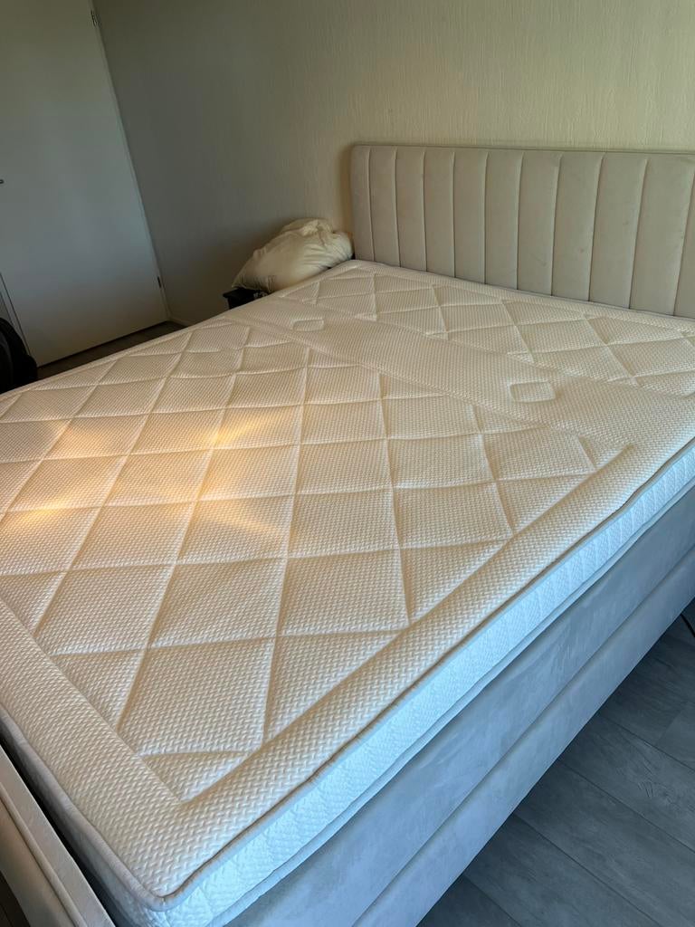 Swiss Sense boxpring matrassen + Aeromax Comfort I topper, Ophalen, 210 cm, Tweepersoons, Zo goed als nieuw