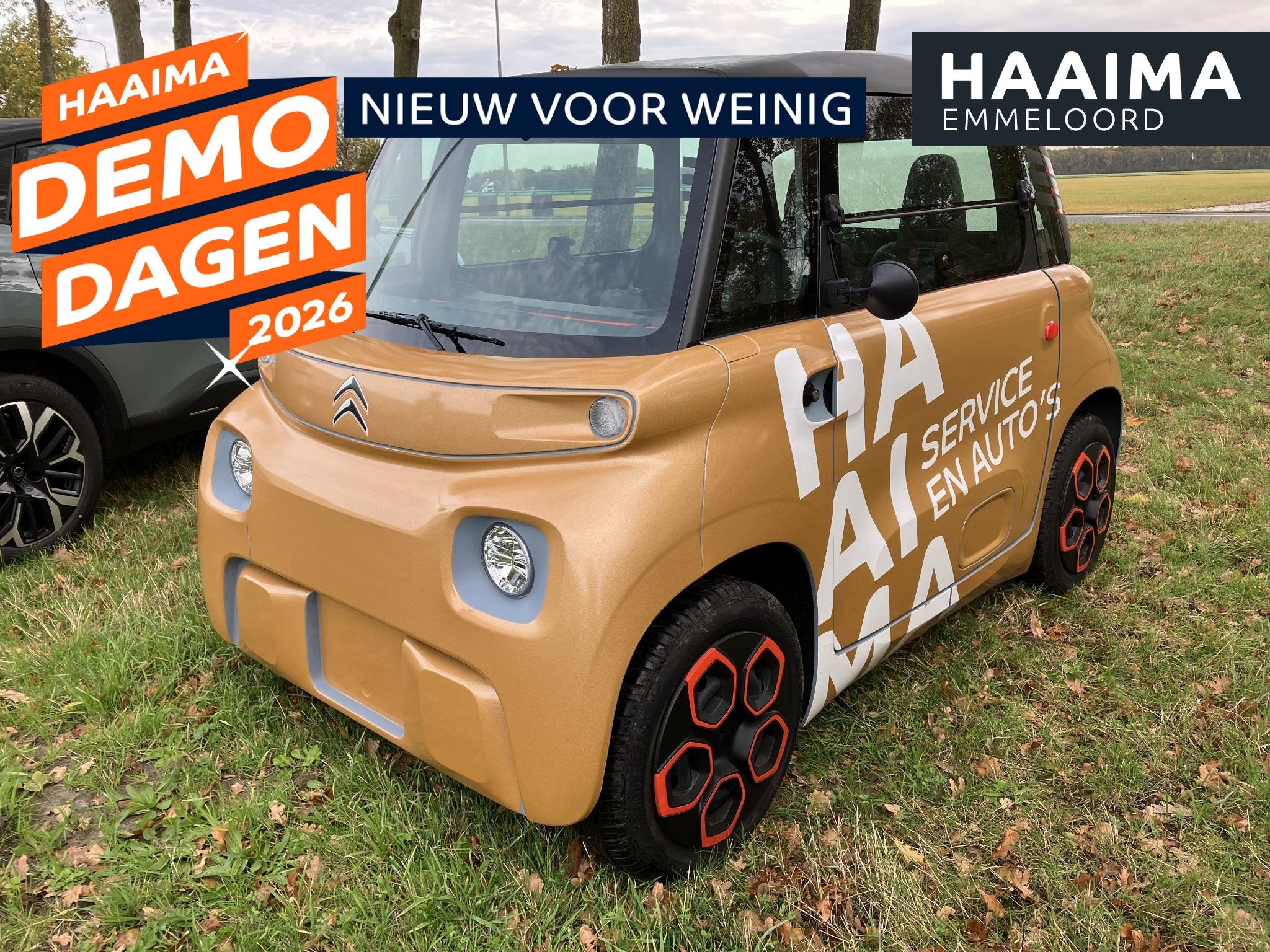 Citroen AMI AMI Orange | Rijden vanaf 16 jaar | 100% elektri, Citroën Nederland B.V., Postbus 75895
1070 AW  Amsterdam, NL, Overige merken