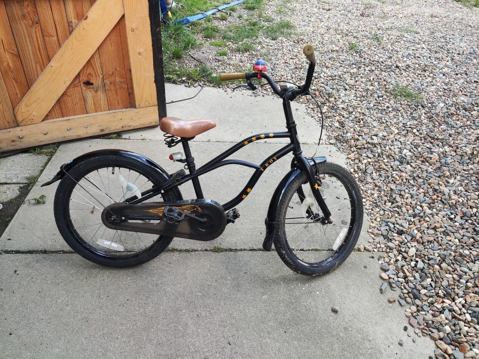 Troy kinderfiets 20 inch - Stoer en klaar voor avontuur!, Ophalen, Gebruikt, 20 inch of meer