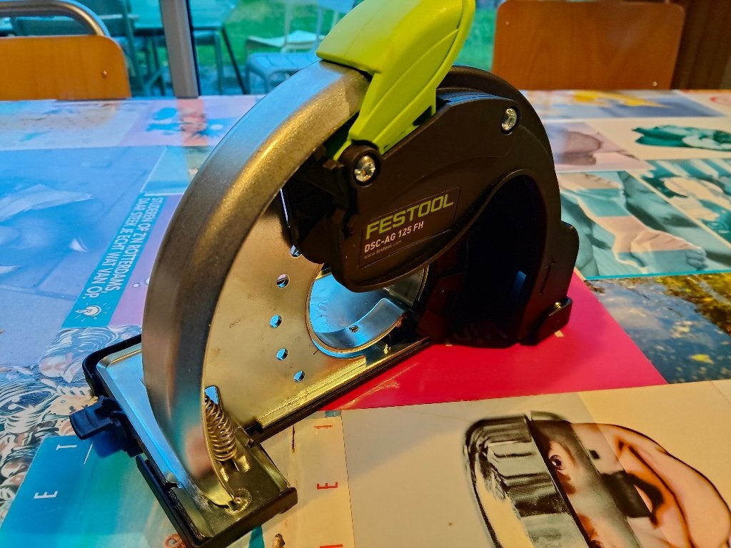 Festool DCC-AG 125 FH Afzuigkap voor tegelsnijder, Doe-het-zelf en Verbouw, Ophalen of Verzenden, Nieuw, Minder dan 700 watt, Haakse handslijpmachine