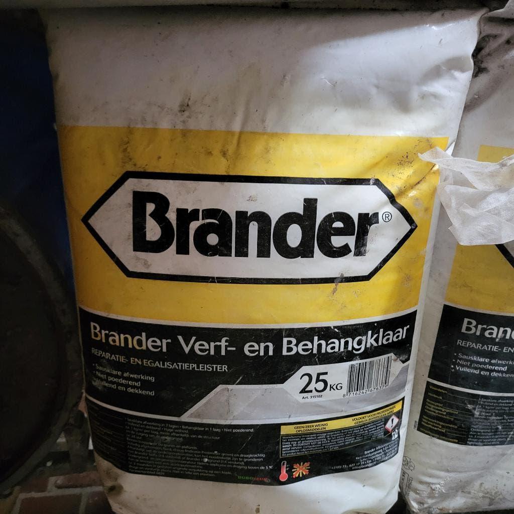 BRANDER CRYSTAL EGALISATIEPLEISTER, Brander Plast KV, Doe-het-zelf en Verbouw, Ophalen, Nieuw, Wit