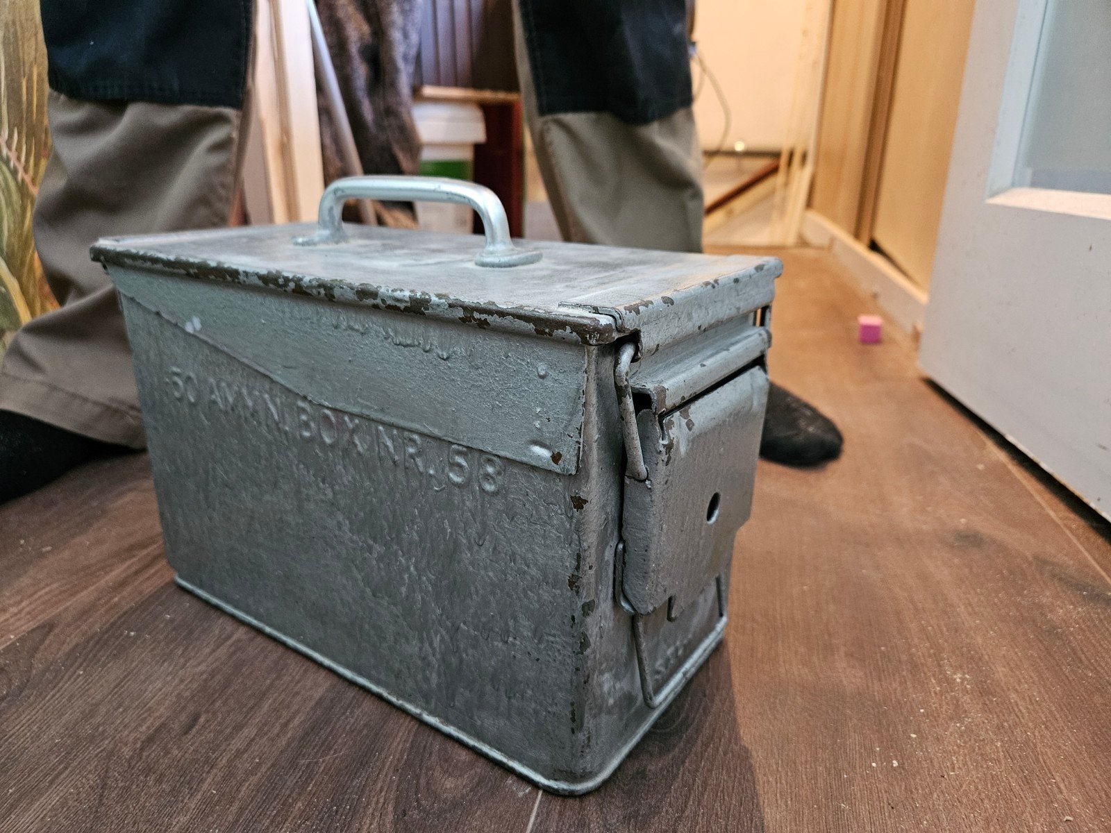Munitie opbergkist .50 - Militaria, Ophalen of Verzenden, Nederland, Kist of Geocache