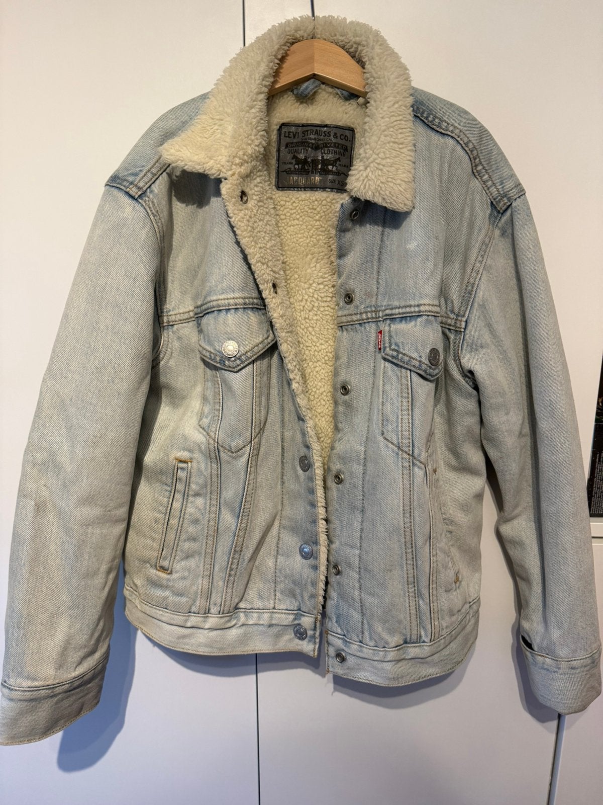 Levi’s spijkerjack XS, Ophalen, Zo goed als nieuw, Jongen of Meisje