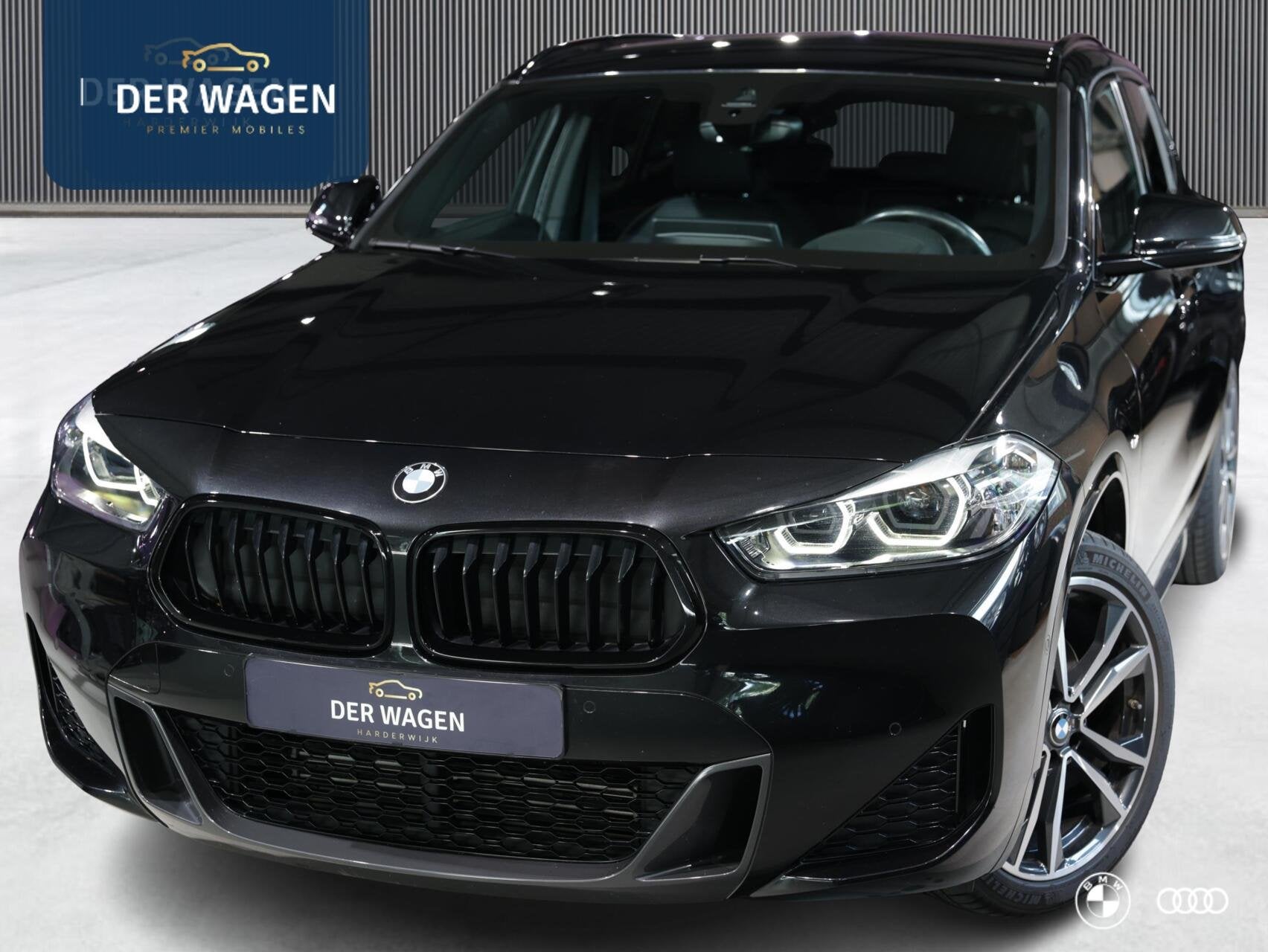BMW X2 20i M SPORT / ACC / HEADUP / CARPLAY / DAB+ / 19", Auto's, X2, 4 cilinders, Met garantie (alle), Zwart