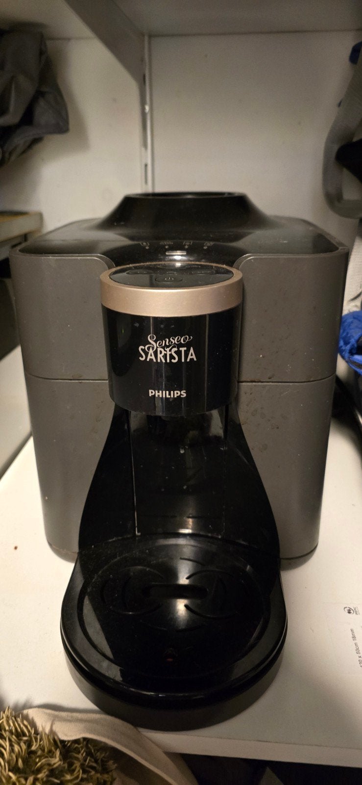 Philips sarista bonenapparaat, Afneembaar waterreservoir, Gebruikt, Koffiemachine, 2 tot 4 kopjes