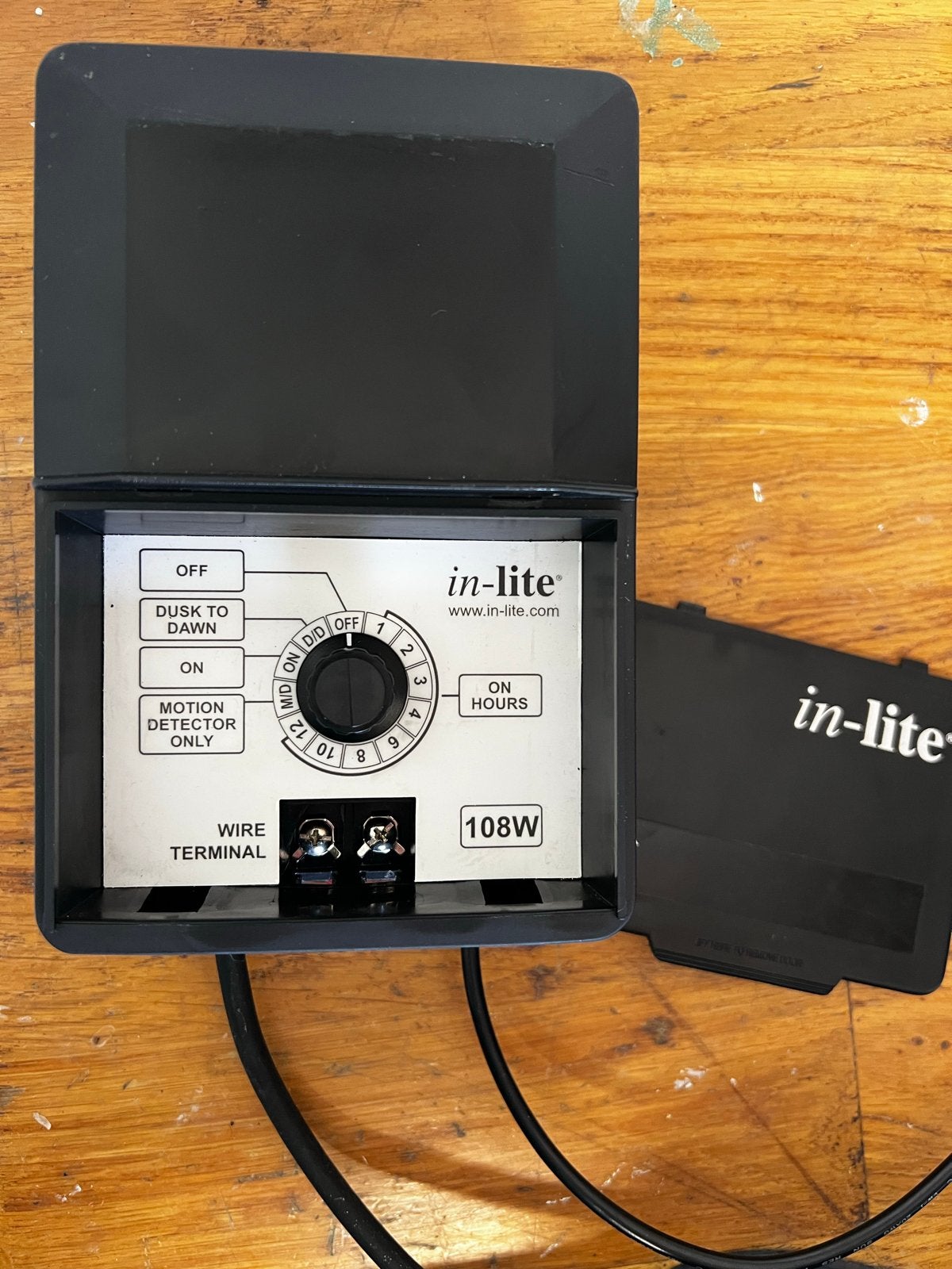 In-lite transformator 108W met timer en bewegingssensor, Tuin en Terras, Buitenverlichting, Gebruikt, Overige typen, Ophalen of Verzenden