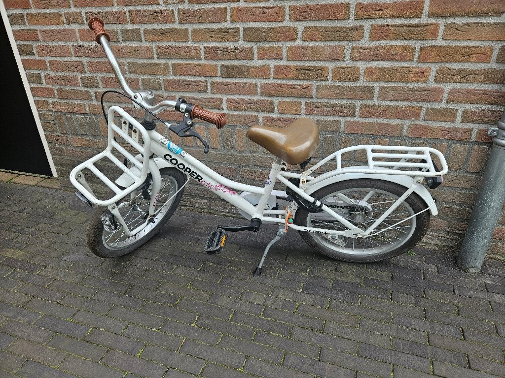 Popal Cooper meisjes fiets 18 inch, Ophalen, Terugtraprem, Gebruikt, Popal