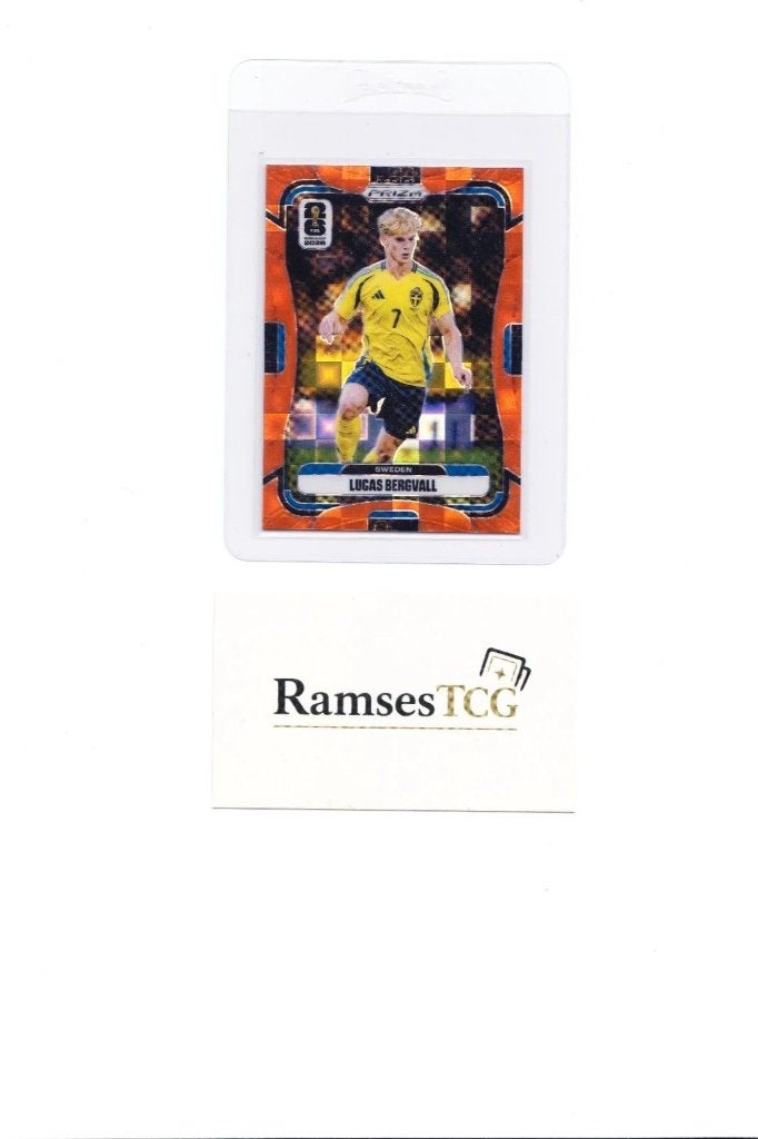 Lucas Bergvall /125 Orange Prizm – Panini Prizm FIFA World, Ophalen of Verzenden, Nieuw