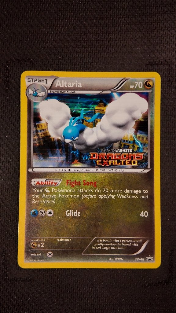 Altaria 1 BW48 BW Black Star Promos | Pokemon kaart, Ophalen, Nieuw, Losse kaart, Foil
