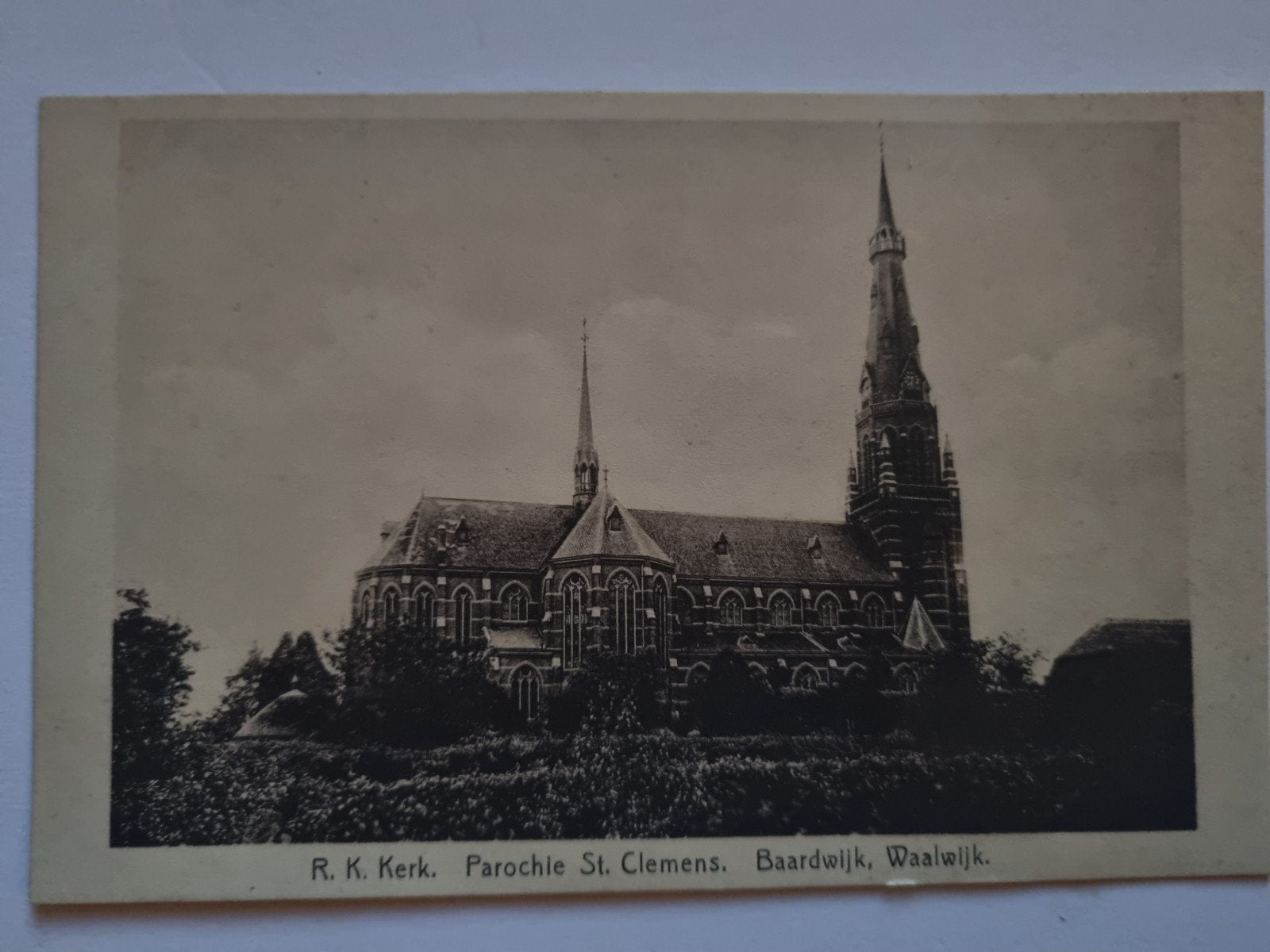 Waalwijk - R.K. Kerk St. Clemens Baardwijk ca1920, Ophalen of Verzenden, Voor 1920, Ongelopen, Noord-Brabant