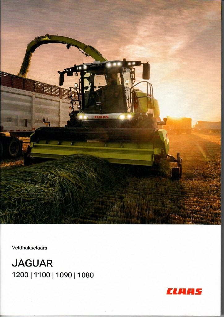 Originele folder CLAAS hakselaar JAGUAR 1200/1100/1090/1080, Ophalen of Verzenden, Zo goed als nieuw
