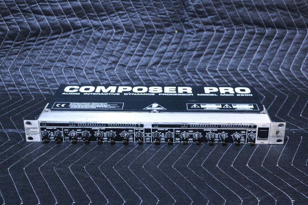 Behringer Composer Pro MDX 2200 – compressor/limiter/gate, Ophalen, Zo goed als nieuw, Audio