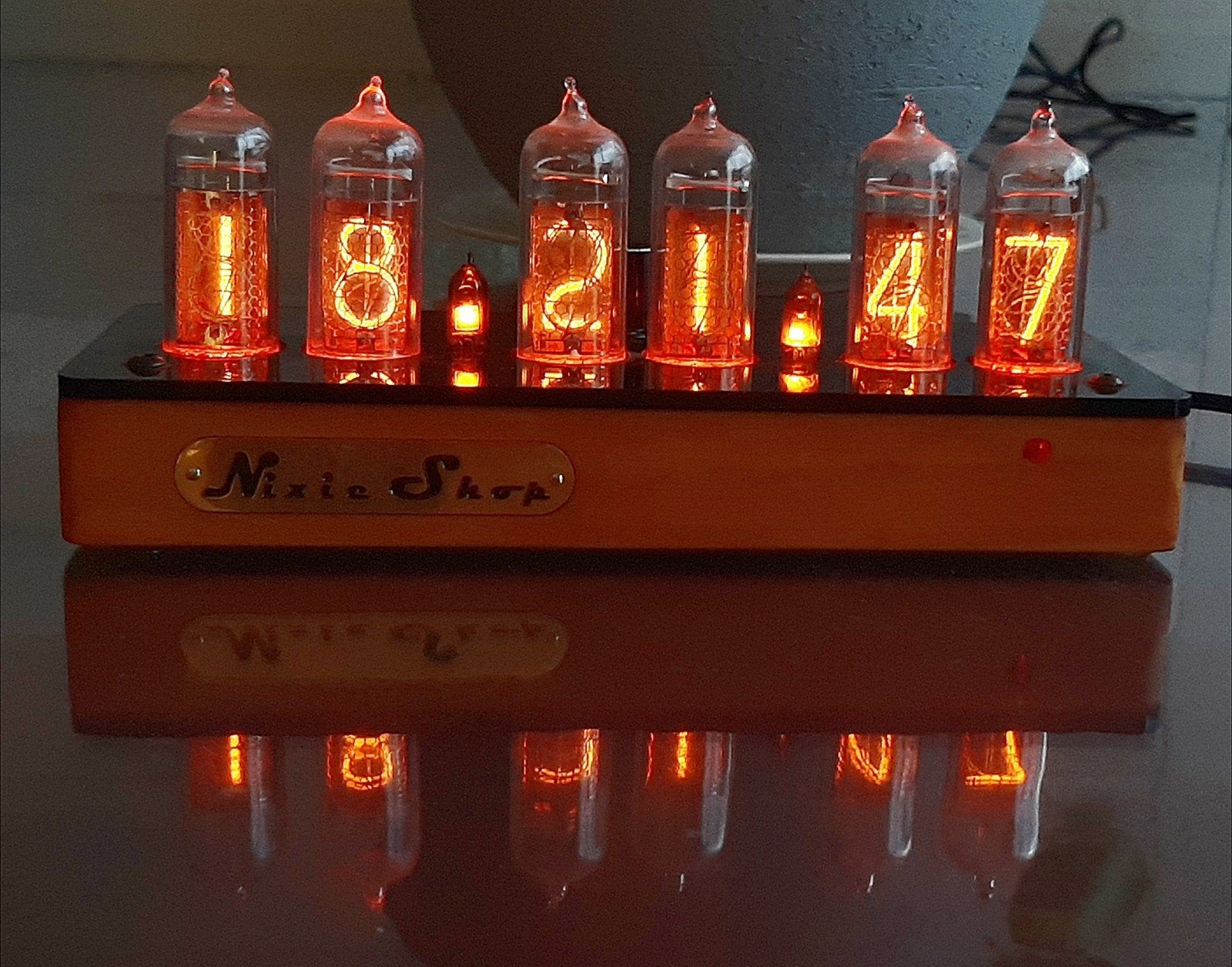 Nixie klok, Ophalen of Verzenden, Zo goed als nieuw, Art deco, Tafelklok