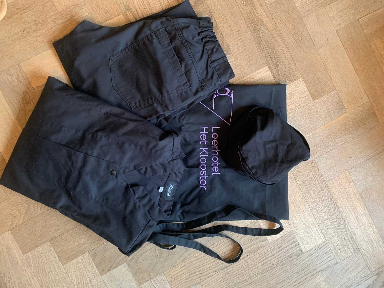 Nieuwe Schriks Robini kokskleding Set (Maat S, 46), Kleding | Heren, Ophalen of Verzenden, Nieuw, Zwart, Veterschoenen