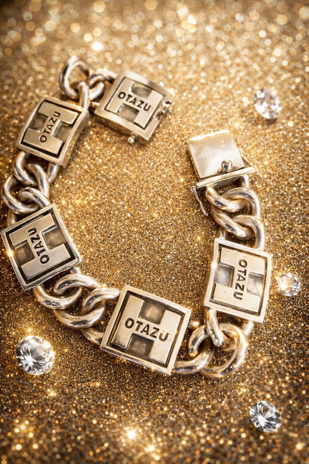 Zilveren armband van de bekende ontwerper OTAZU, Ophalen of Verzenden, Zo goed als nieuw, Zilver