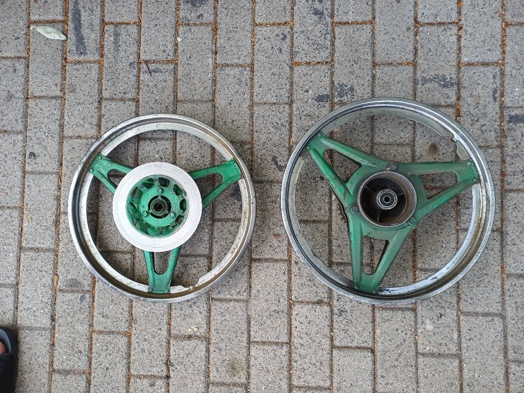 Set honda mb mb5 mb8 velgen bouwjaar 1980, Fietsen en Brommers, Ophalen of Verzenden, Gebruikt, Overige typen, Overige merken