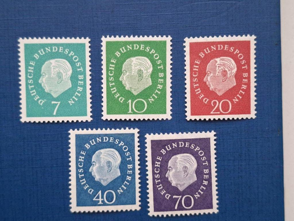 Postzegel Berlijn 1959 PF Serie Heuss 06-05, Ophalen of Verzenden, BRD, Postfris