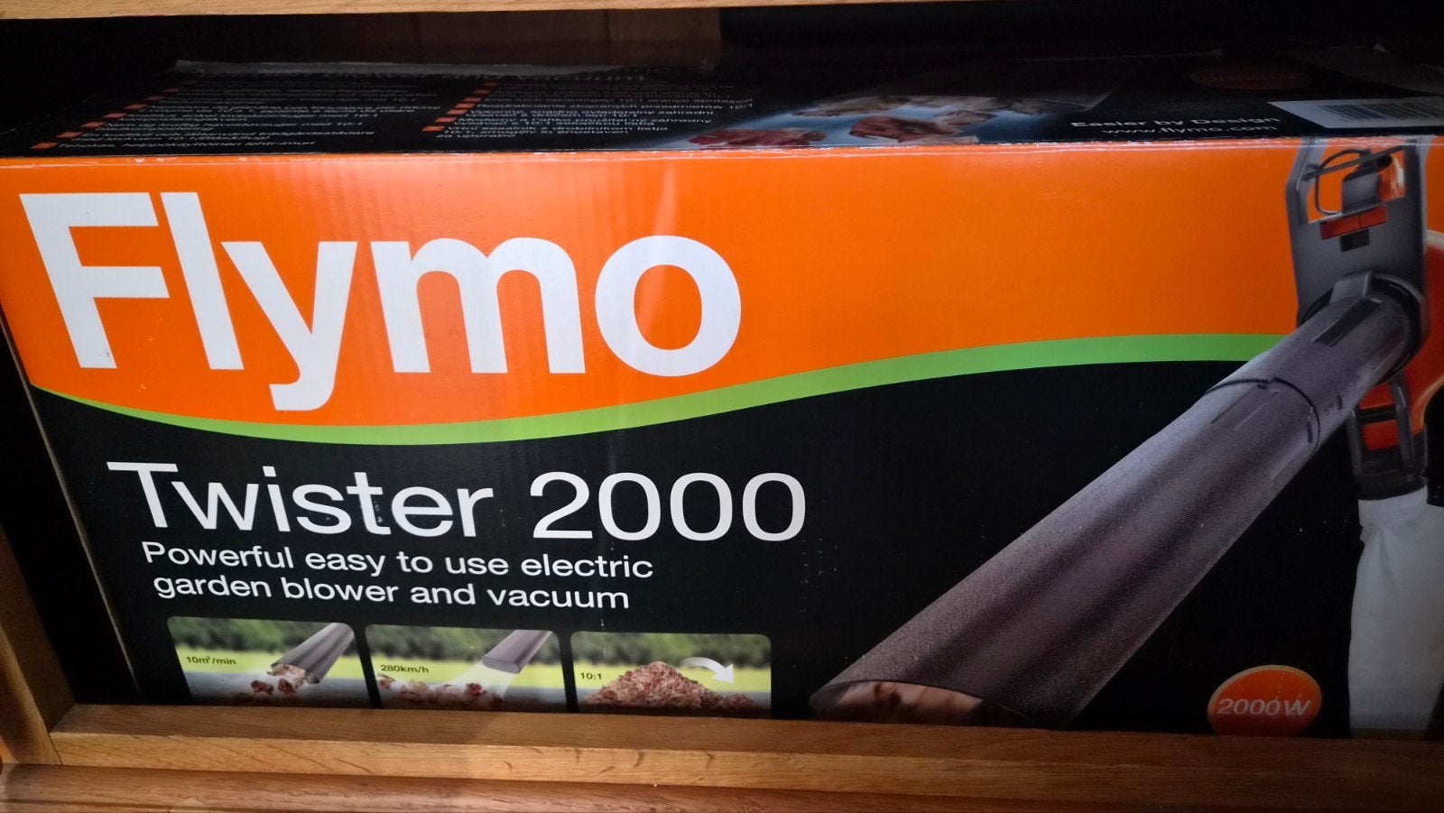 Flymo Twister 2000 bladblazer / bladzuiger, Ophalen, Handgedragen, Nieuw, Flymo / Husqvarna