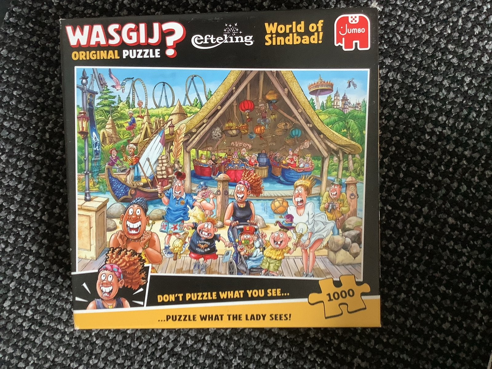 Wasgij? Original Puzzle Efteling World of Sindbad 1000 stukj, Ophalen of Verzenden, Meer dan 50 stukjes, Zo goed als nieuw, 6 jaar of ouder