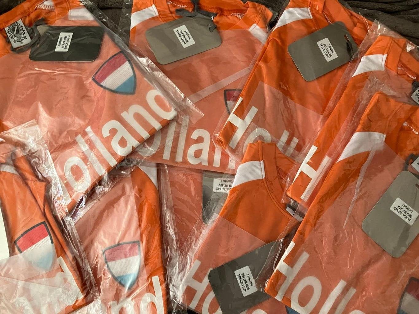 Voetbalshirts Oranje Kinderen - Diverse Maten, Maat XS of kleiner, Ophalen of Verzenden, Nieuw, Shirt
