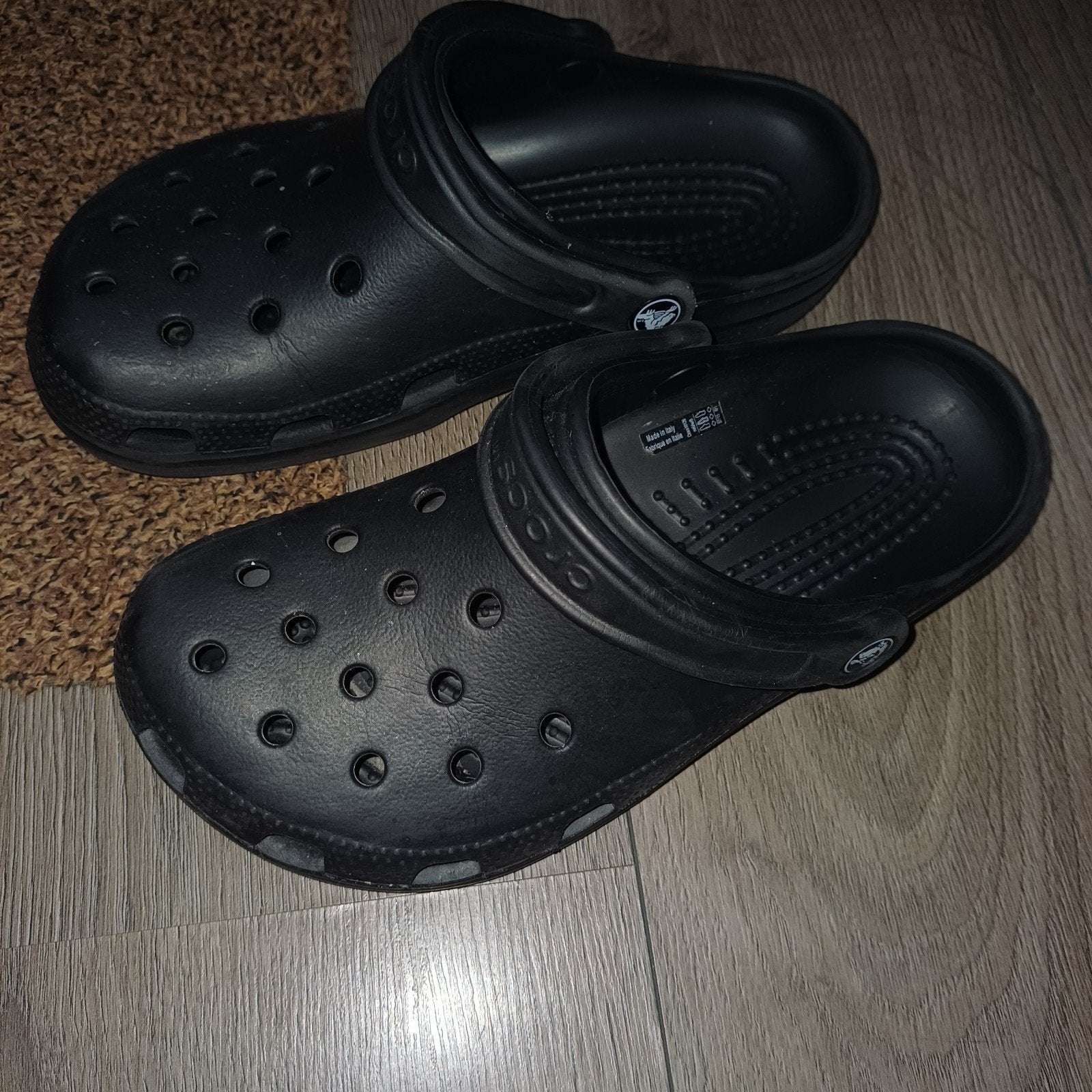 zwarte crocs, Ophalen, Zwart, Zo goed als nieuw, Crocs