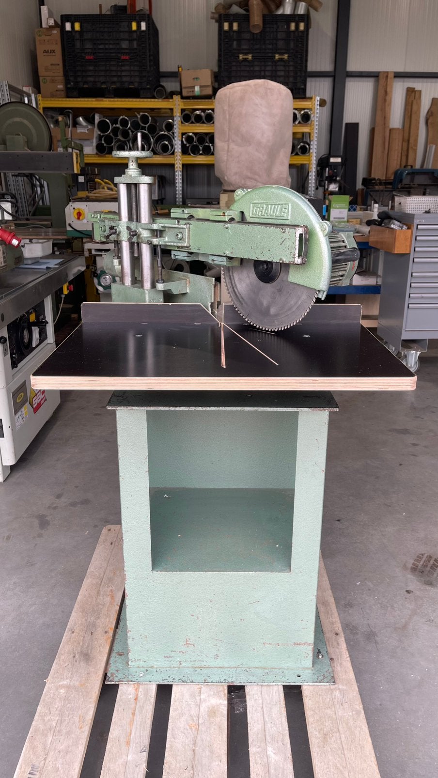 Graule ZS85 afkortzaag radiaalzaag 380v, Ophalen of Verzenden
