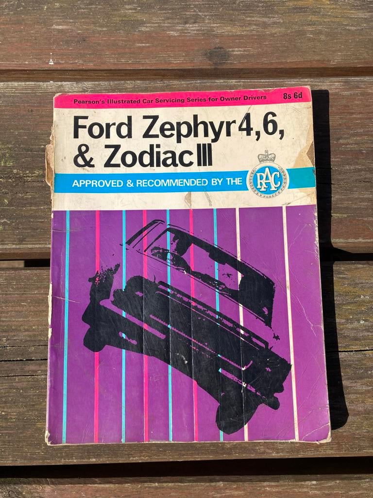 Ford Zephyr 4, 6 & Zodiac III Serviceboek, Ophalen, Gelezen, Ford