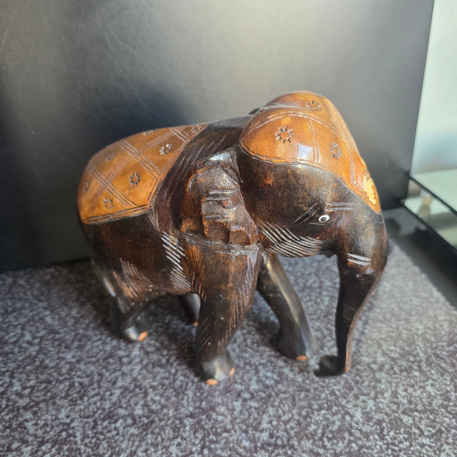 Houten olifant zonder slagtanden, Ophalen of Verzenden