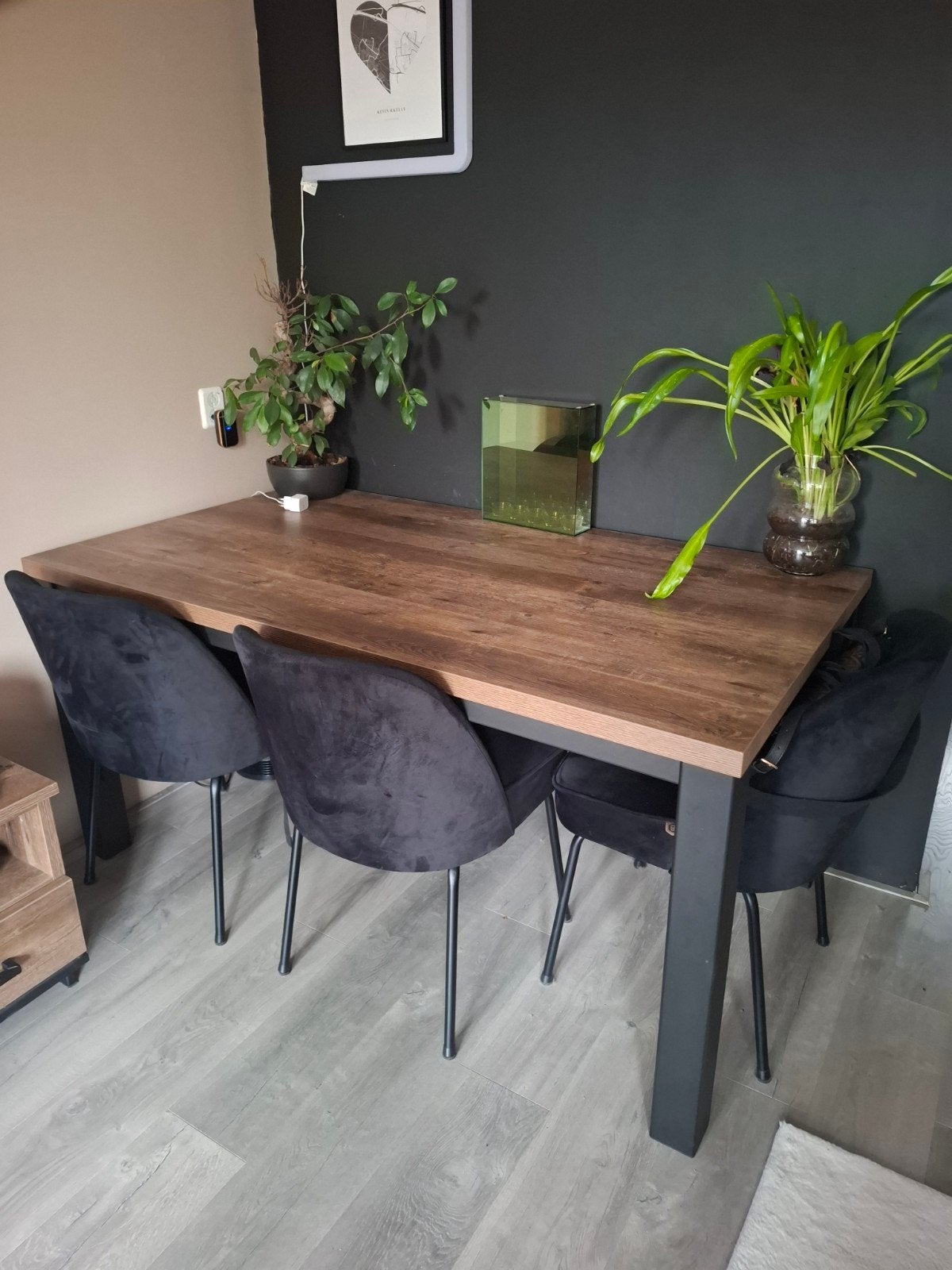 Middelburg tafel, amber gebruikt. Zo goed als nieuw, Huis en Inrichting, Tafels | Eettafels, Ophalen, 50 tot 100 cm, Zo goed als nieuw