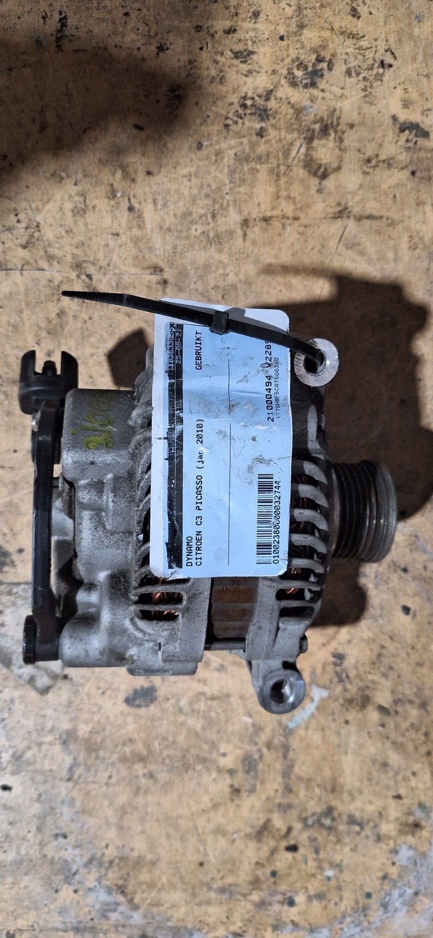Originele Dynamo Citroen C3 Picasso Peugeot 207 1.4 VTi 9675, Gebruikt, -, Ophalen of Verzenden, -