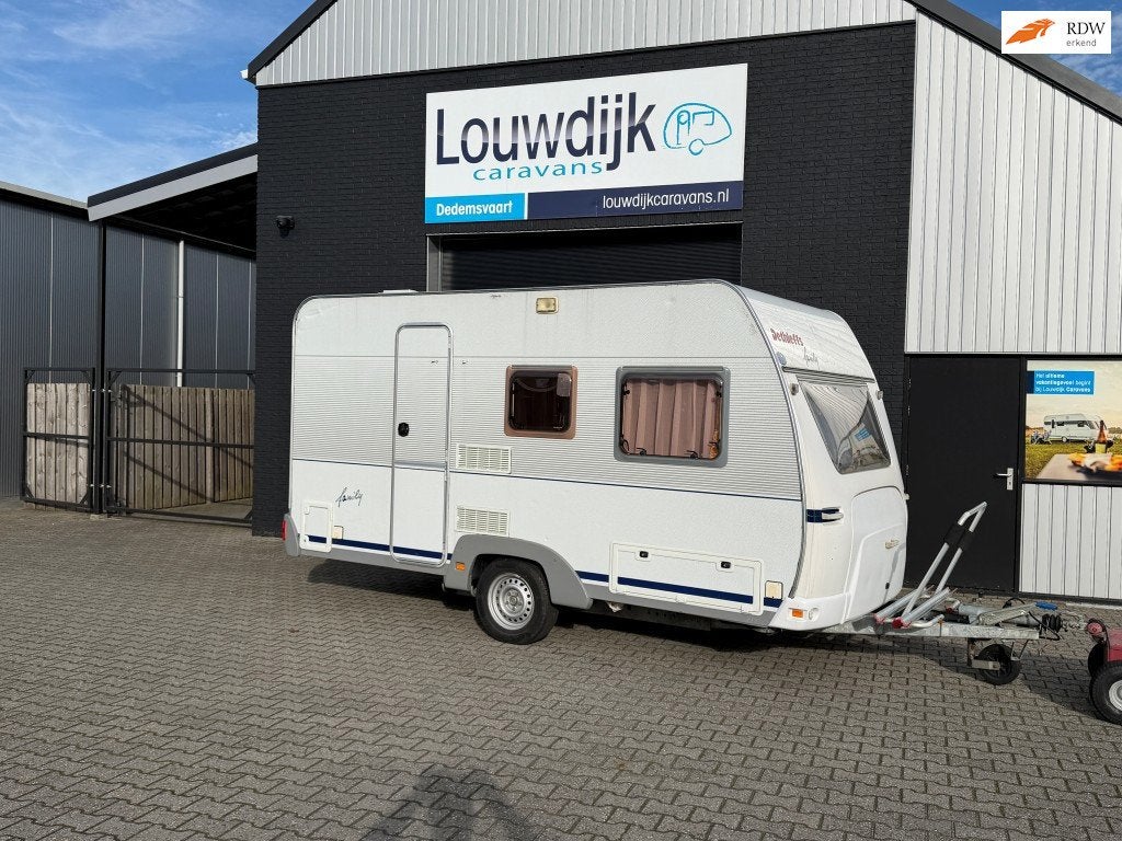 DETHLEFFS Family 420 T ’99 (4 pers. 780 kg), Caravans en Kamperen, Vast bed, Bedrijf, Treinzit, 750 - 1000 kg