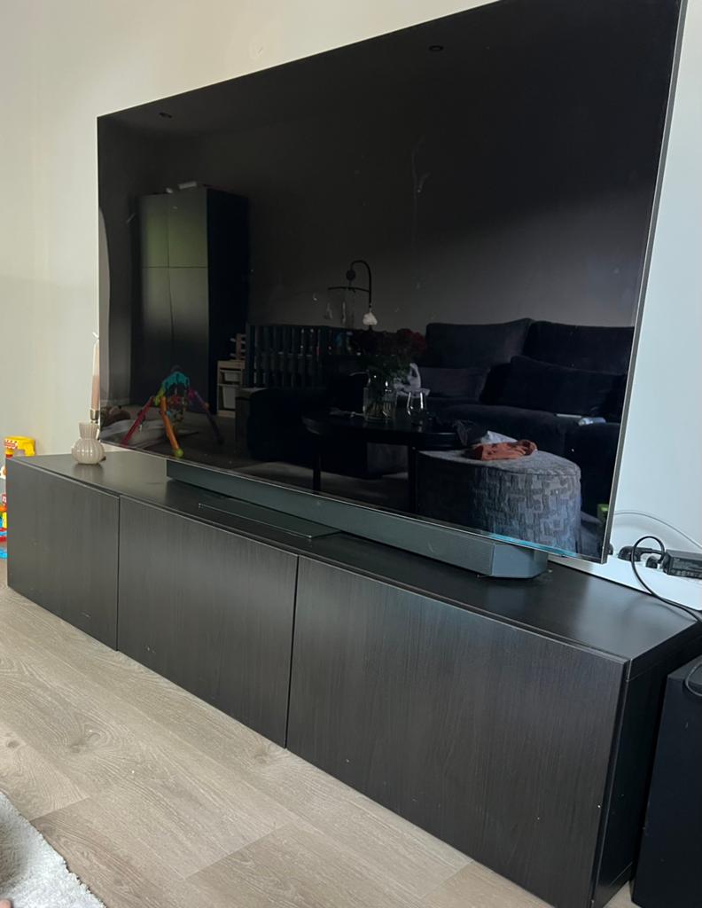 Ikea besta tv meubel, 150 tot 200 cm, Ophalen of Verzenden, Zo goed als nieuw, Minder dan 100 cm