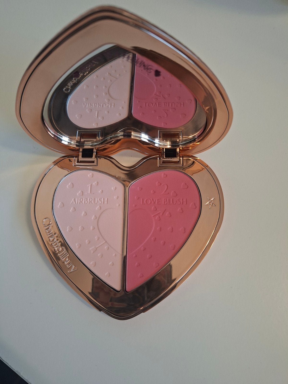 Charlotte Tilbury Pillow Talk Flawless Pink Face Palette, Wangen, Ophalen of Verzenden, Zo goed als nieuw, Make-up