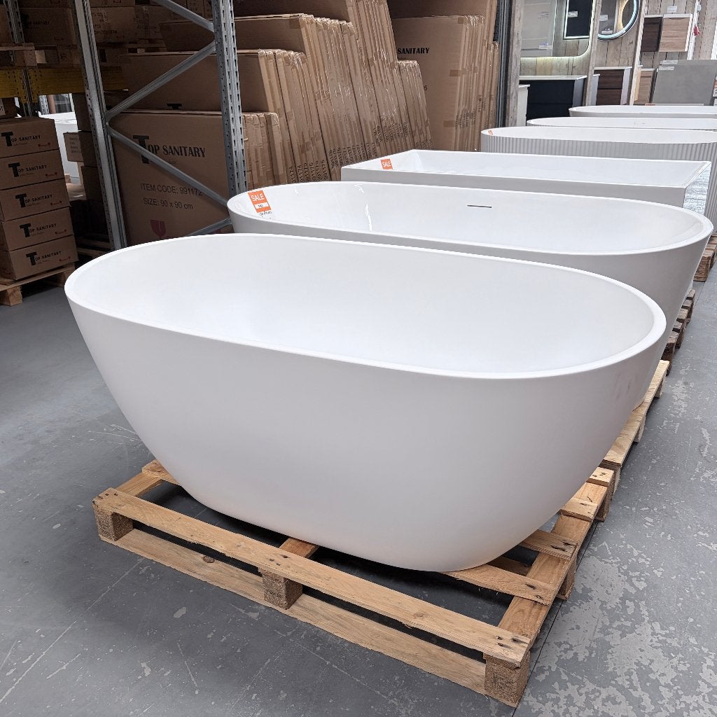 OP=OP Vrijstaand Ligbad 170cm – Laatste! Bad mat nr395, Ophalen, Nieuw
