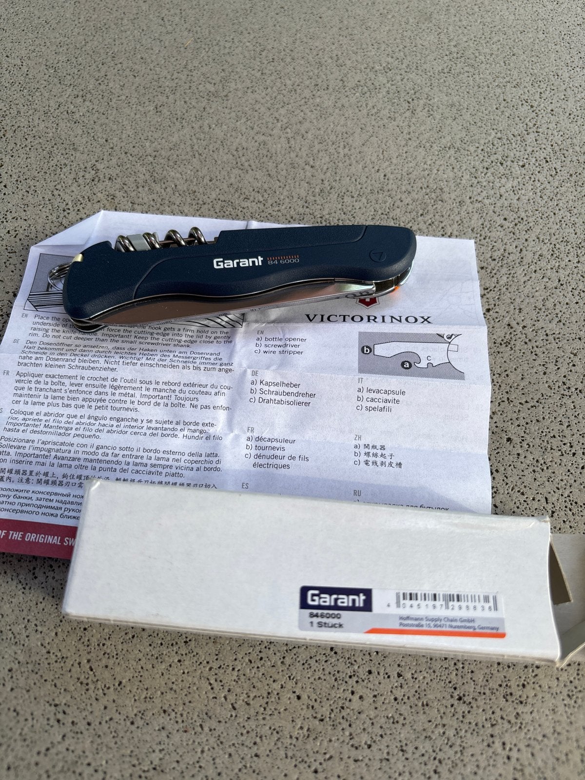 Victorinox Garant Zwitsers Zakmes - Nieuw in Doos, Ophalen of Verzenden, Nieuw, Multitool, Overige merken